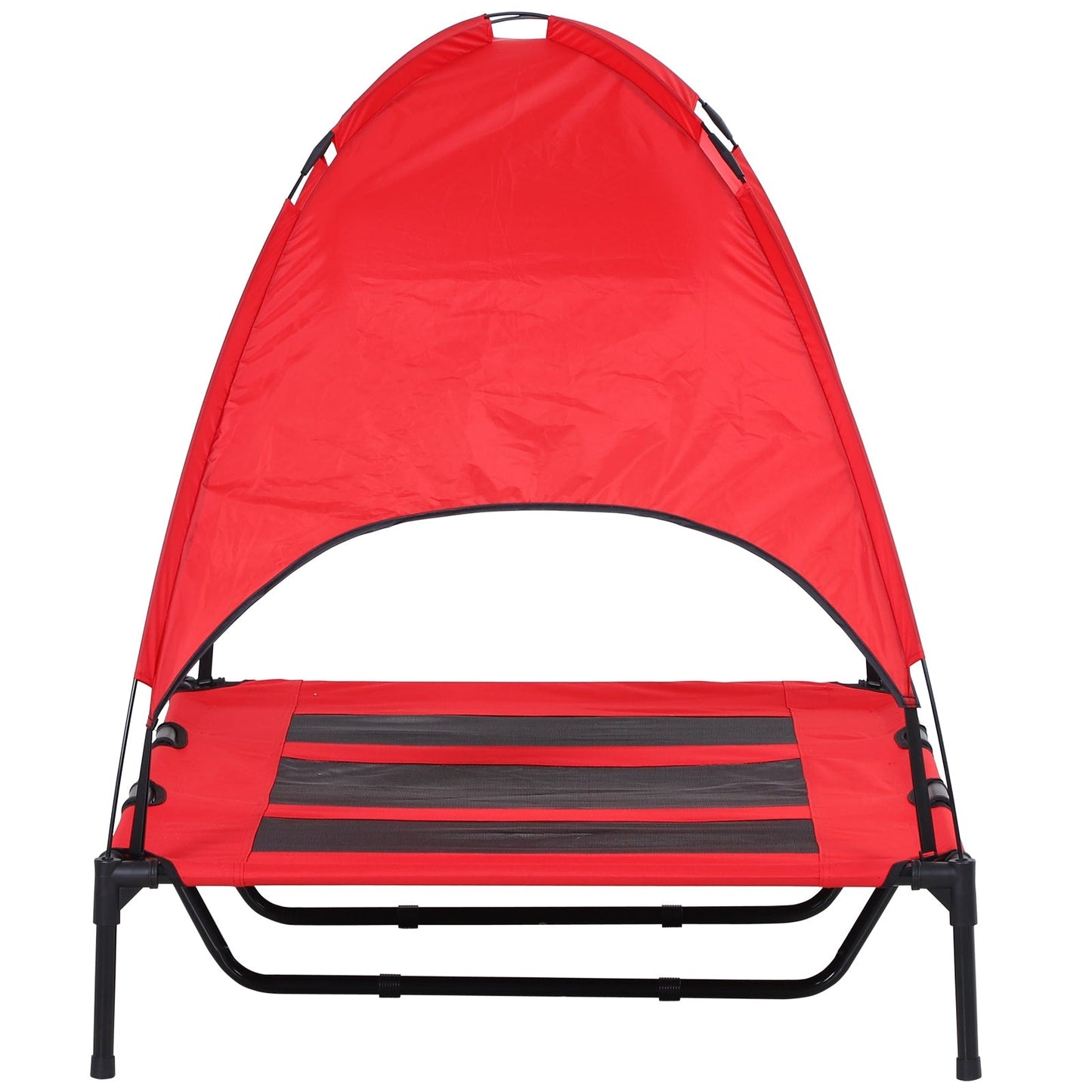 Elevated Pet Bed Dog Cot Portable Outdoor&;Indoor Cot Tent Canopy Shelter Instant Red Elevated Dog Beds   at Gallery Canada