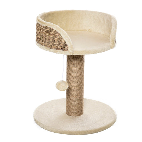 Small Cat Tree with Scratching Post, Perch, Toy Ball, Cat Tower for Indoor Cats - 16