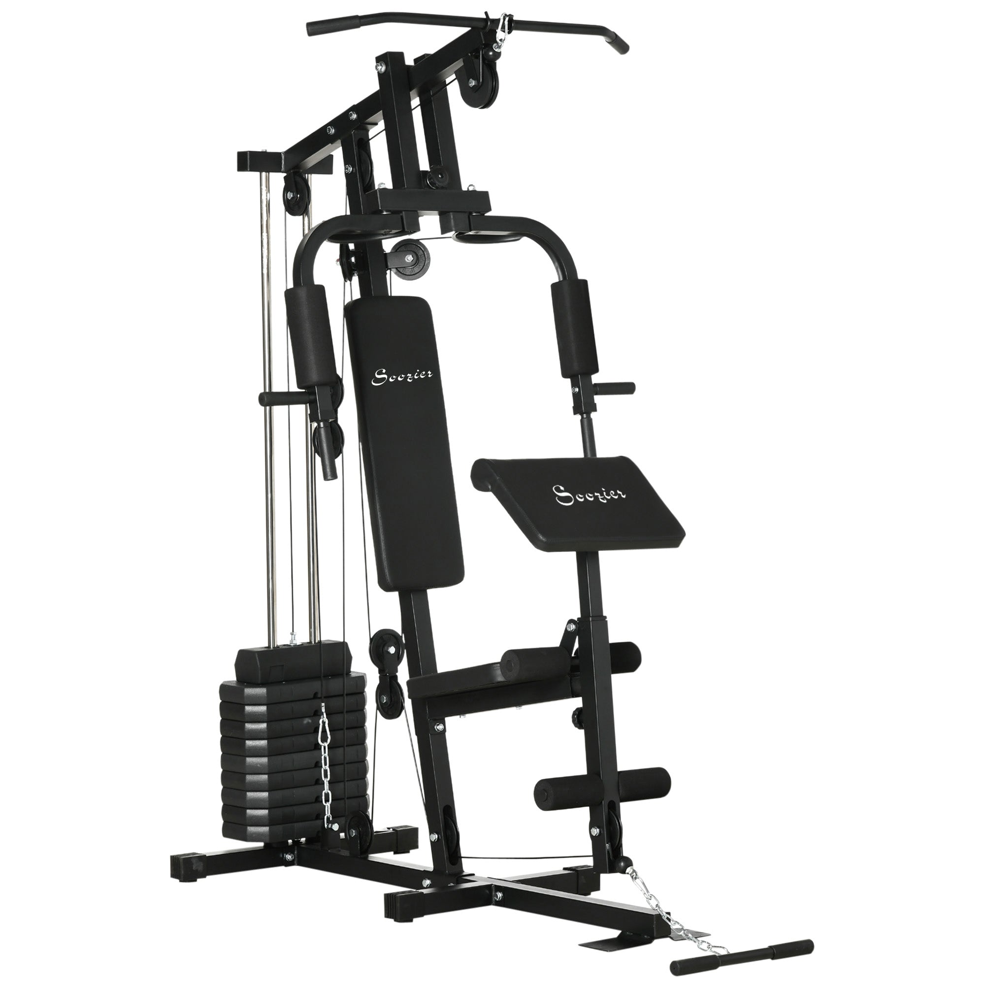 Multi-Exercise Home Gym Station with 99lbs Weight Stack, for for Back, Chest, Arms, Full Body Workout Power Towers at Gallery Canada