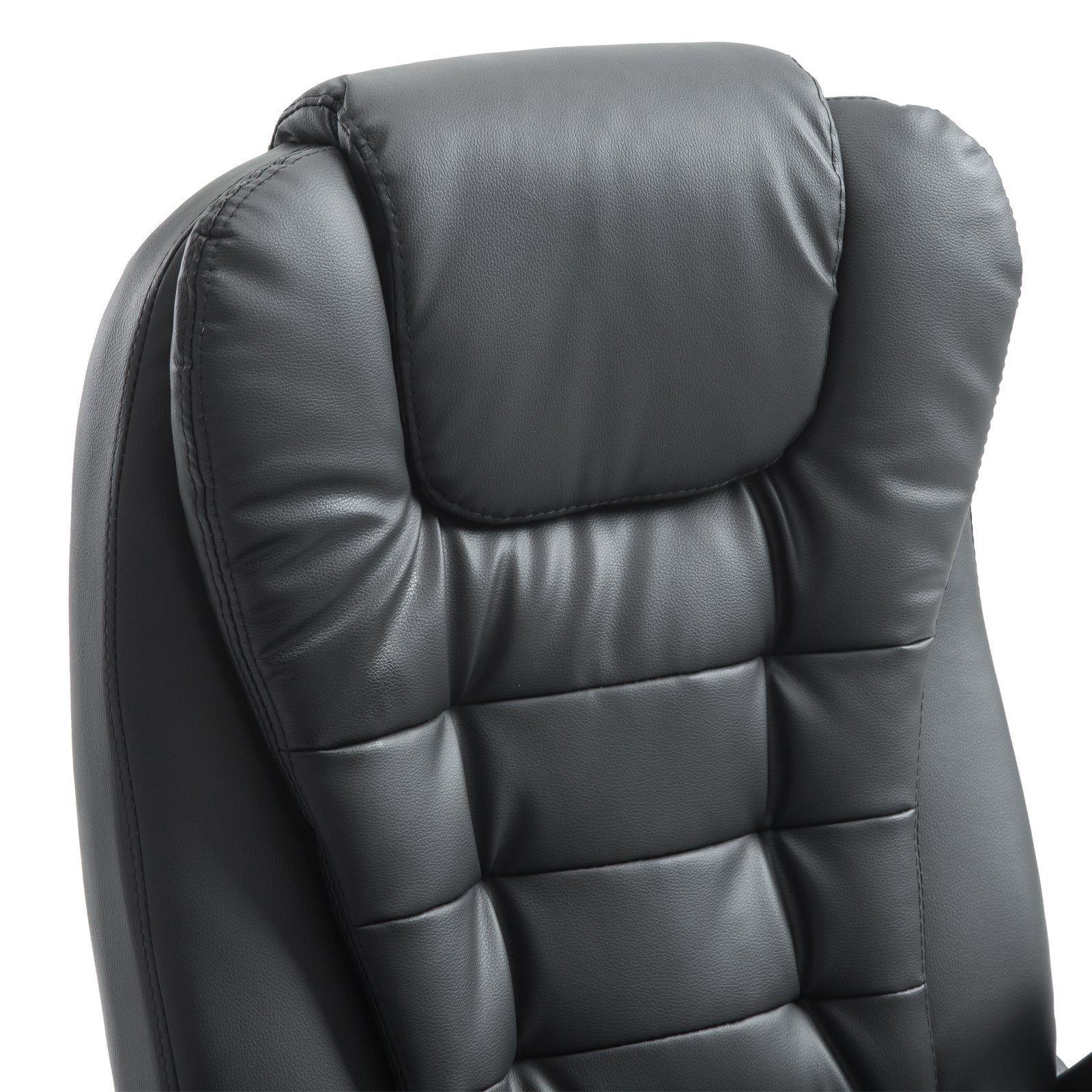 Executive Massage Chairs Heated High Back Reclining Office Chair Swivel Leather Adjustable Vibrating Furniture Black Massage Chairs   at Gallery Canada