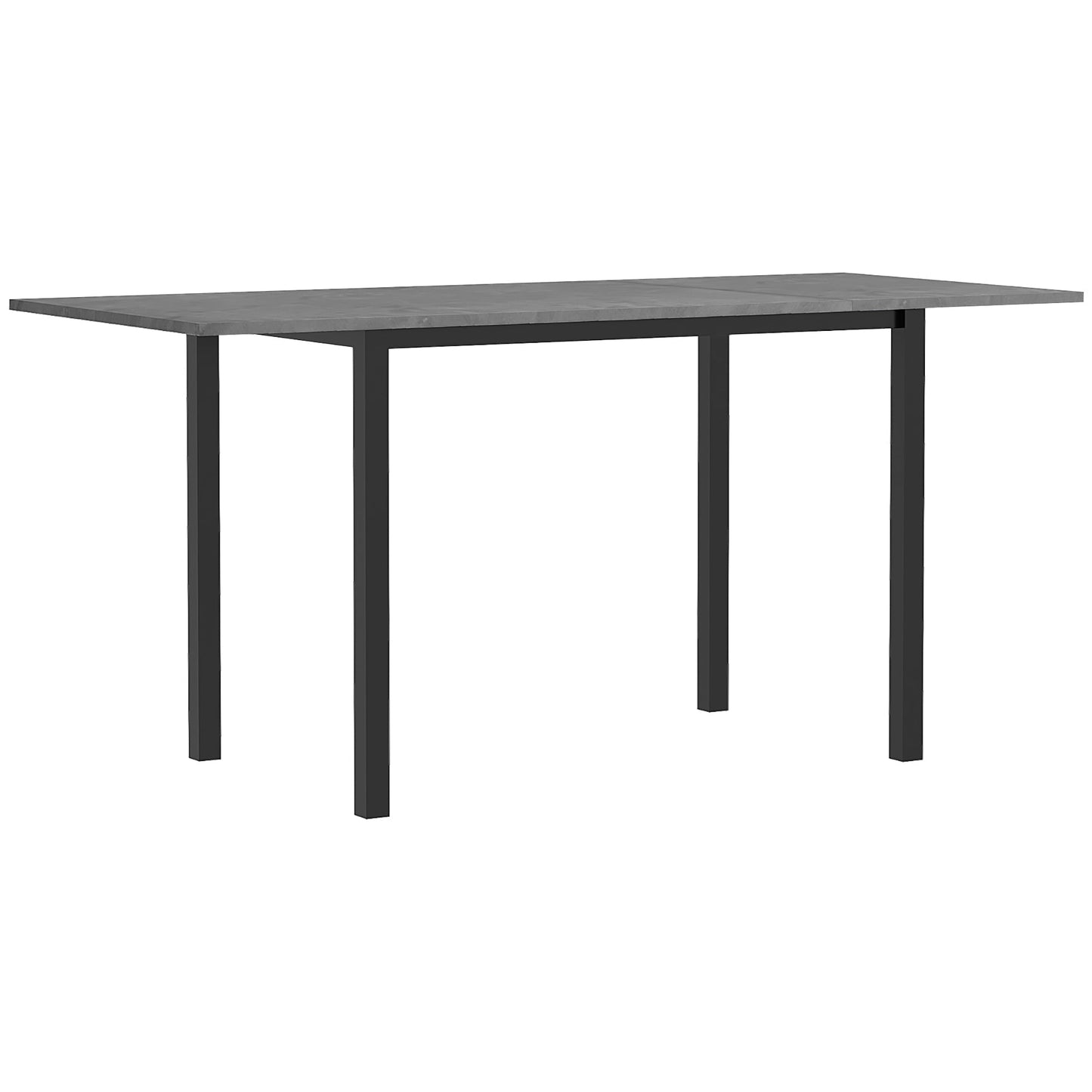 Extending Kitchen Table For Six, Drop Leaf Tables for Small Spaces, Folding Dining Table, Dark Grey Bar Tables & Dining Tables Dark Grey  at Gallery Canada