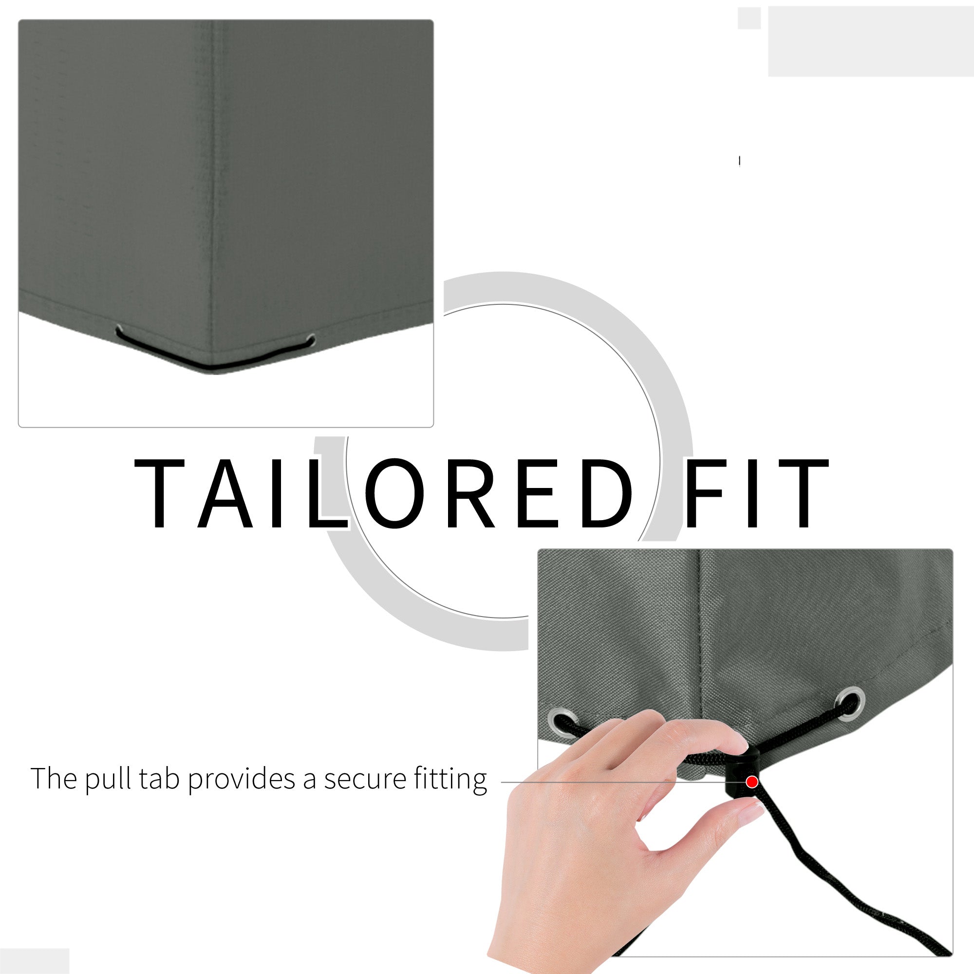 Patio Furniture Covers, Waterproof, Windproof Anti-UV 600D Heavy Duty Oxford Fabric Outdoor Furniture Cover for Dining Table Chair Set, 108