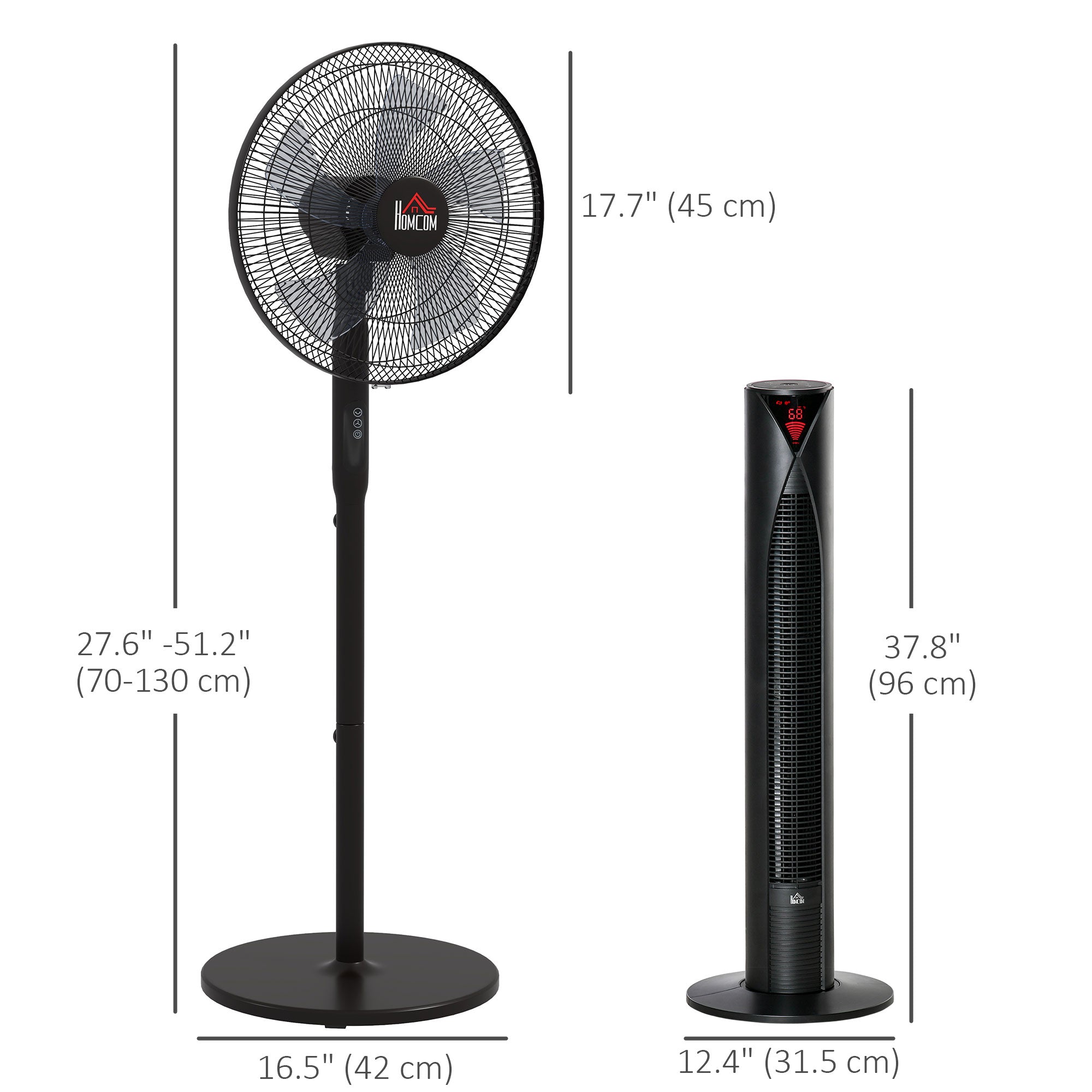 Tower Fan and 16