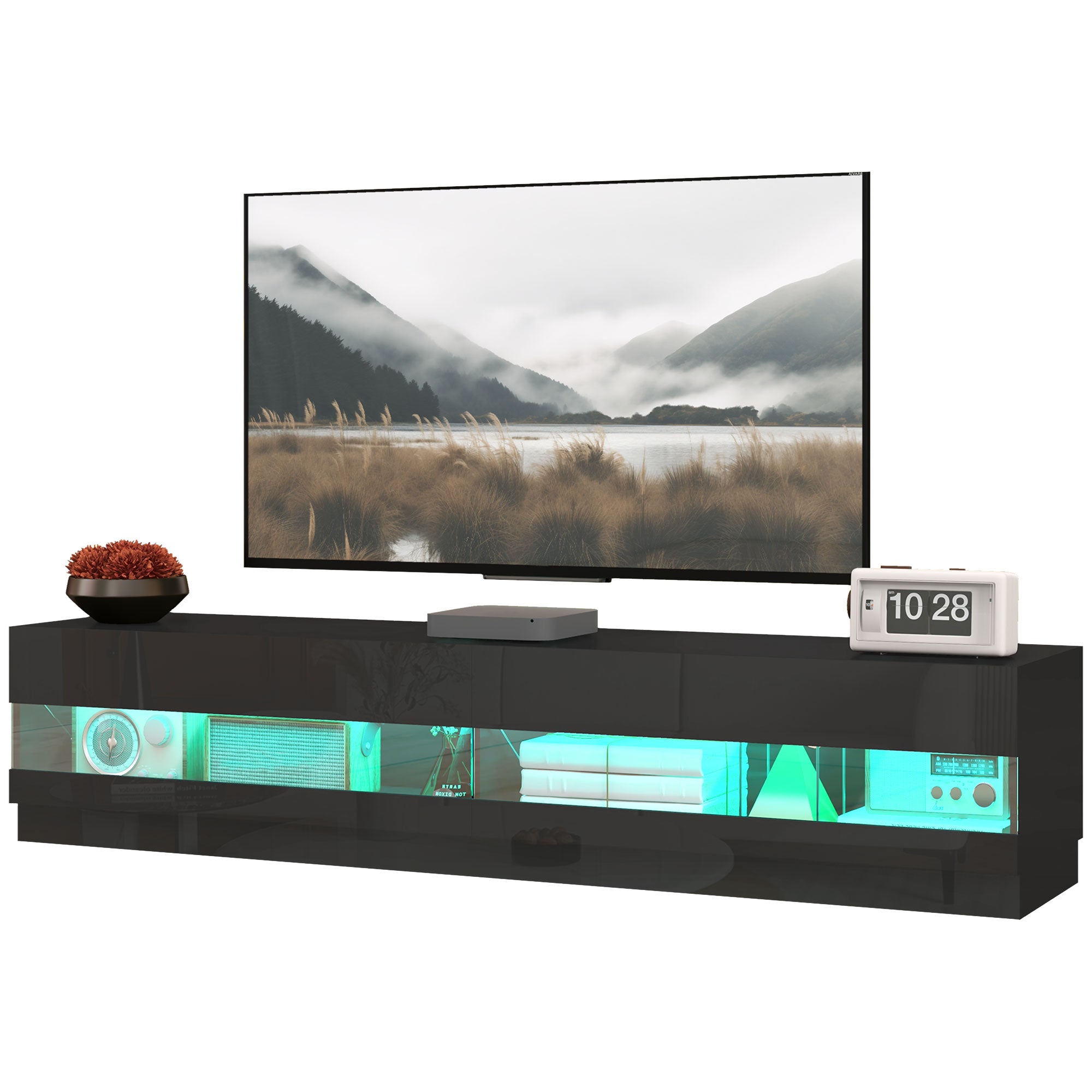 Lighted TV Stand for TVs up to 75