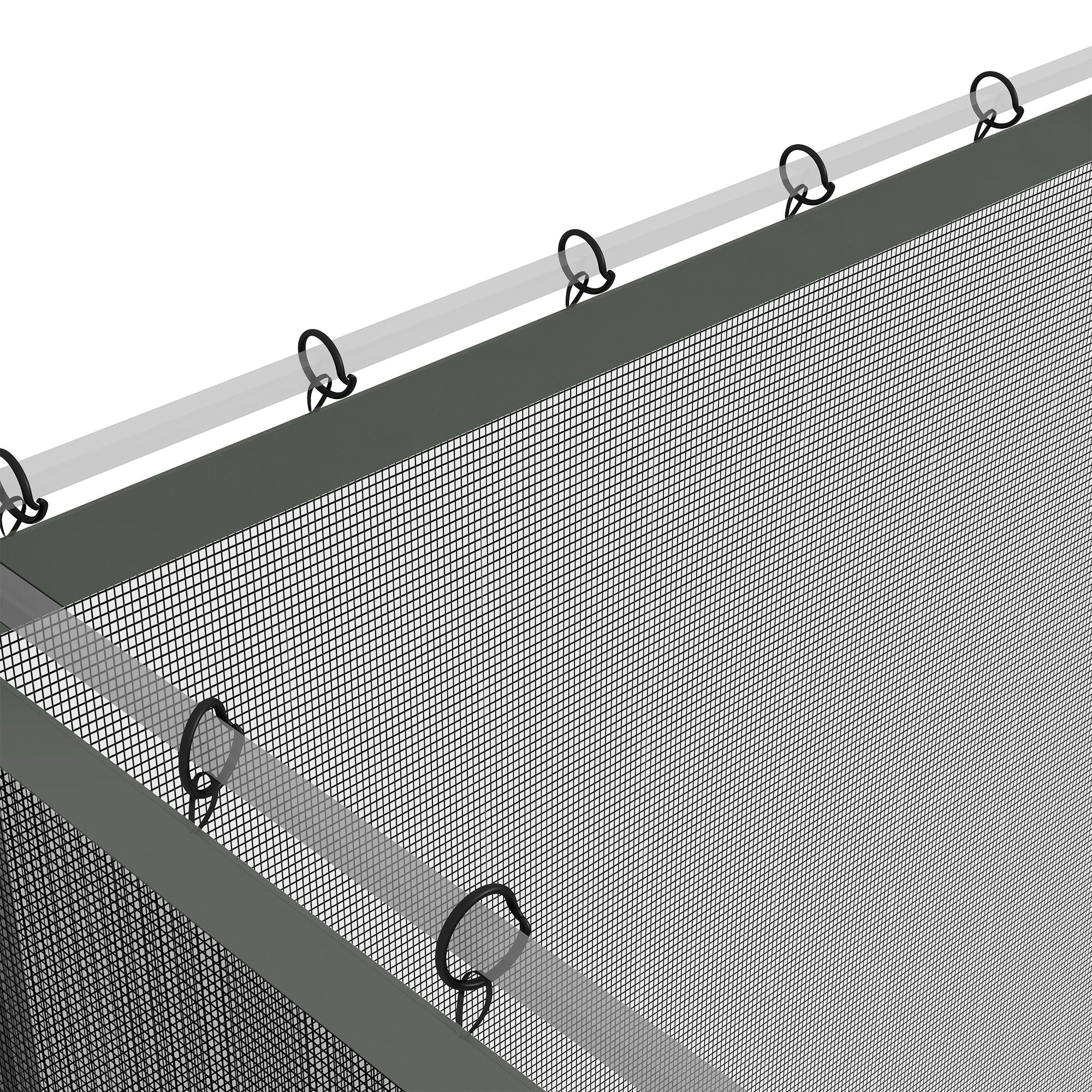 Replacement Mosquito Netting for Gazebo 10' x 13' Black Screen Walls for Canopy with Zippers Gazebos at Gallery Canada