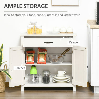 Farmhouse Barn Door Sideboard Accent Buffet Storage Cabinet Coffee Bar for Living Room, Entryway, Distressed White Bar Cabinets   at Gallery Canada