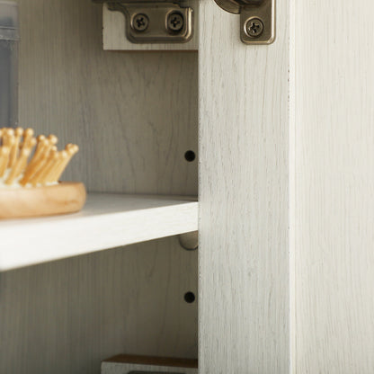 Farmhouse Bathroom Wall Cabinet, Medicine Cabinet, Over Toilet Storage Cabinet with Storage Shelves for Kitchen, Entryway, White Wall Mounted Cabinets   at Gallery Canada