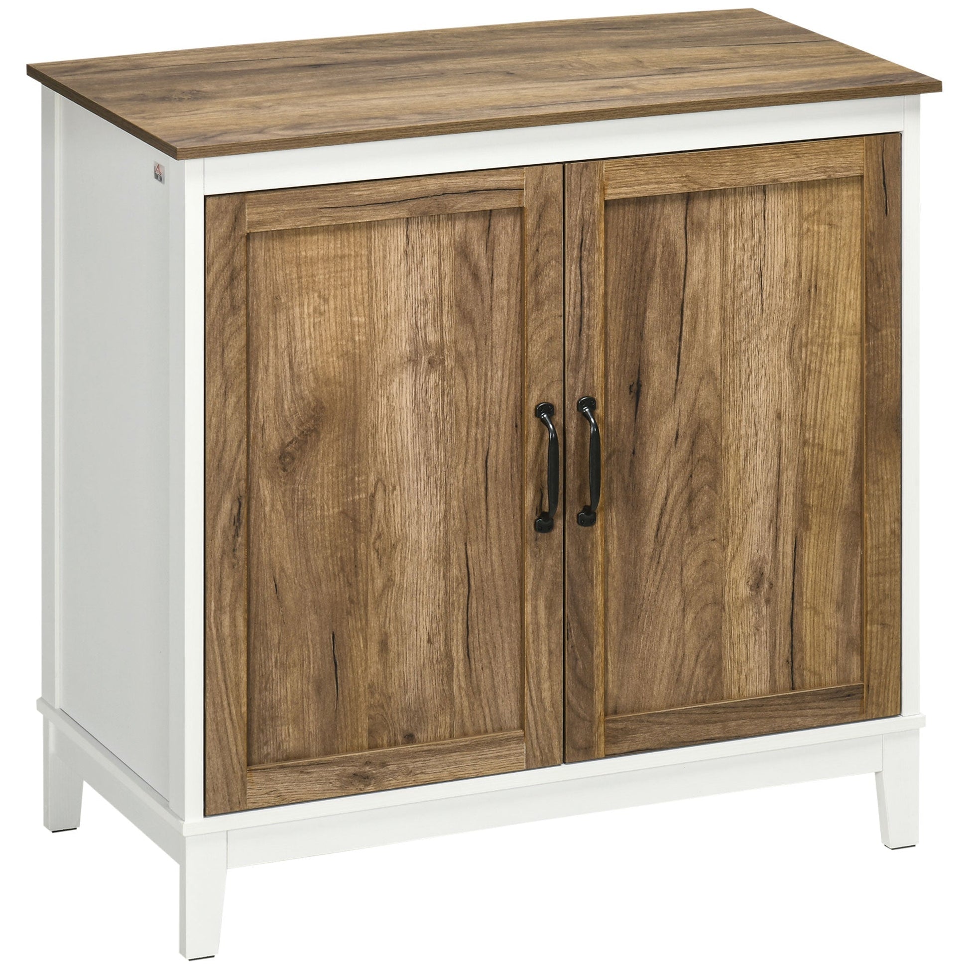 Farmhouse Sideboard, Storage Cupboard with 2 Doors and Shelves Kitchen, Living room, 30.9" x 15.4" x 30.9", Dark Oak Bar Cabinets Multi Colour  at Gallery Canada