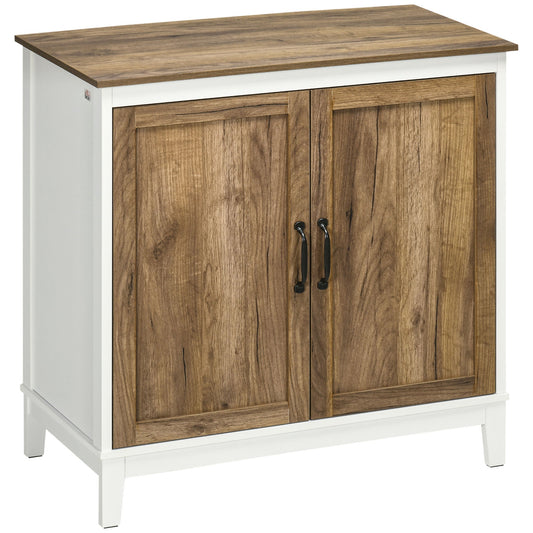 Farmhouse Sideboard, Storage Cupboard with 2 Doors and Shelves Kitchen, Living room, 30.9" x 15.4" x 30.9", Dark Oak Bar Cabinets Multi Colour  at Gallery Canada