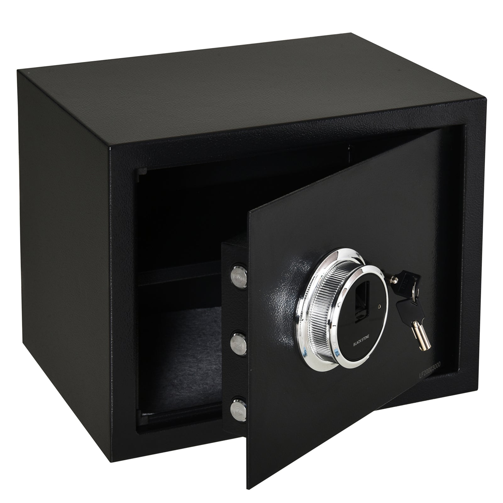 Fingerprint Electronic Security Safe Box, 0.95 Cubic Feet Cabinets, with 2 Emergency Keys, Removable Shelf, Great for Home, Hotel, Office, Black Safes   at Gallery Canada