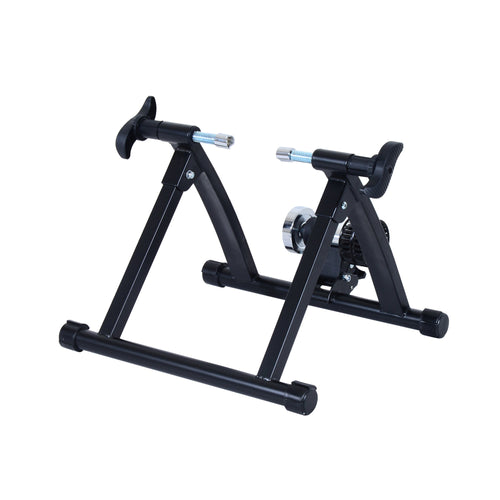 Foldable Indoor Bike Trainer, Stationary Bicycle Stand for Riding Exercise, 26-28