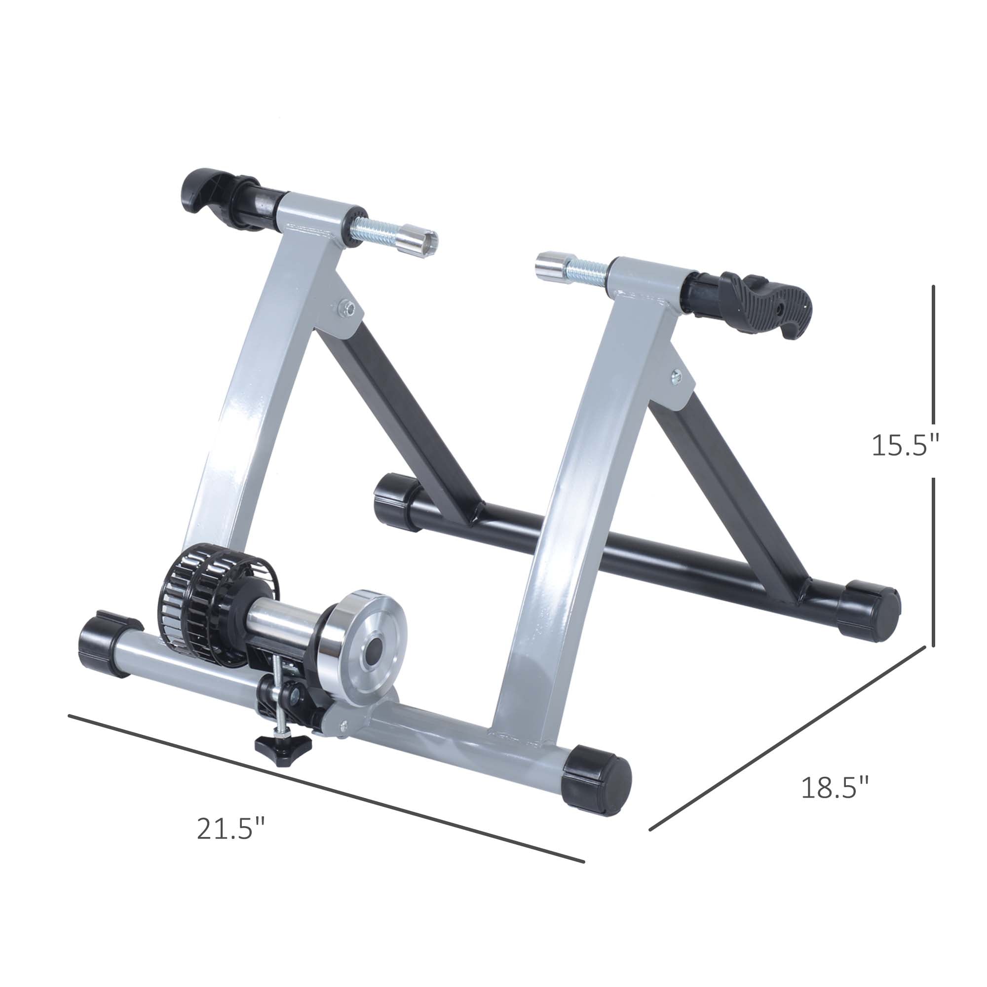 Foldable Indoor Bike Trainer, Stationary Bicycle Stand for Riding Exercise, 26-28