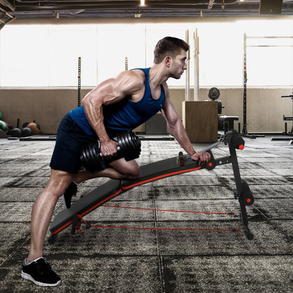 Foldable Sit Up Bench Core Workout for Home Gym Black Sit Up Benches   at Gallery Canada