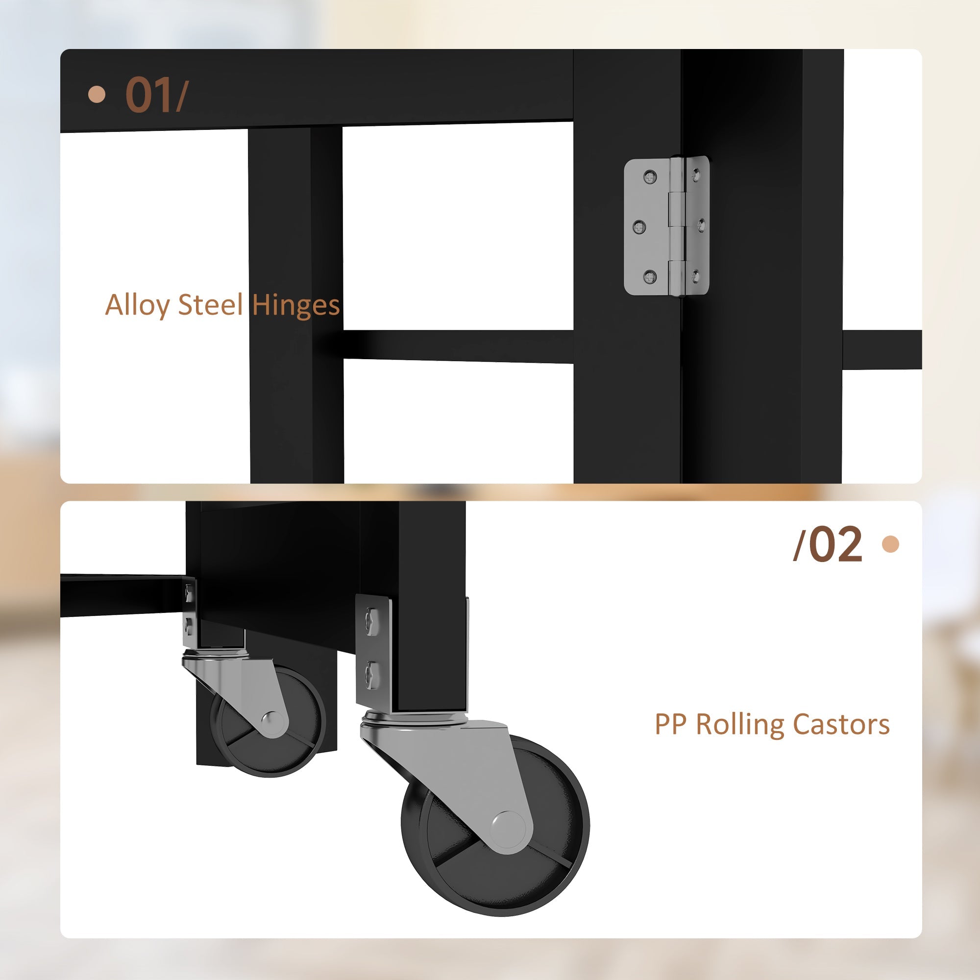 Folding Dining Table with Storage, Drop Leaf Kitchen Table for Small Spaces, Black Bar Tables & Dining Tables   at Gallery Canada