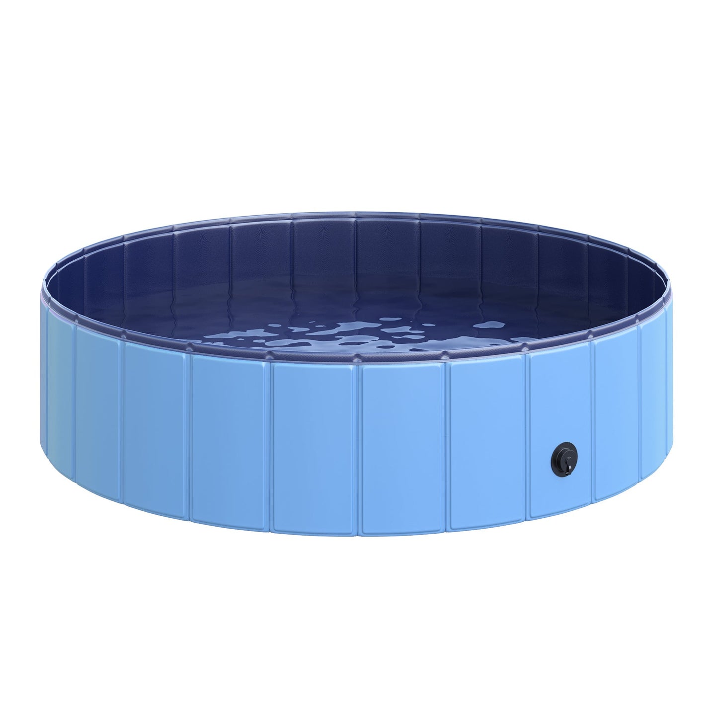 Folding Dog Pool Portable Pet Kiddie Swimming Pool, Outdoor/Indoor Puppy Bath Tub with Nonslip Bottom for Dogs &; Cats, (Φ47", Blue) Dog Bathing Tubs & Swimming Pools Blue  at Gallery Canada