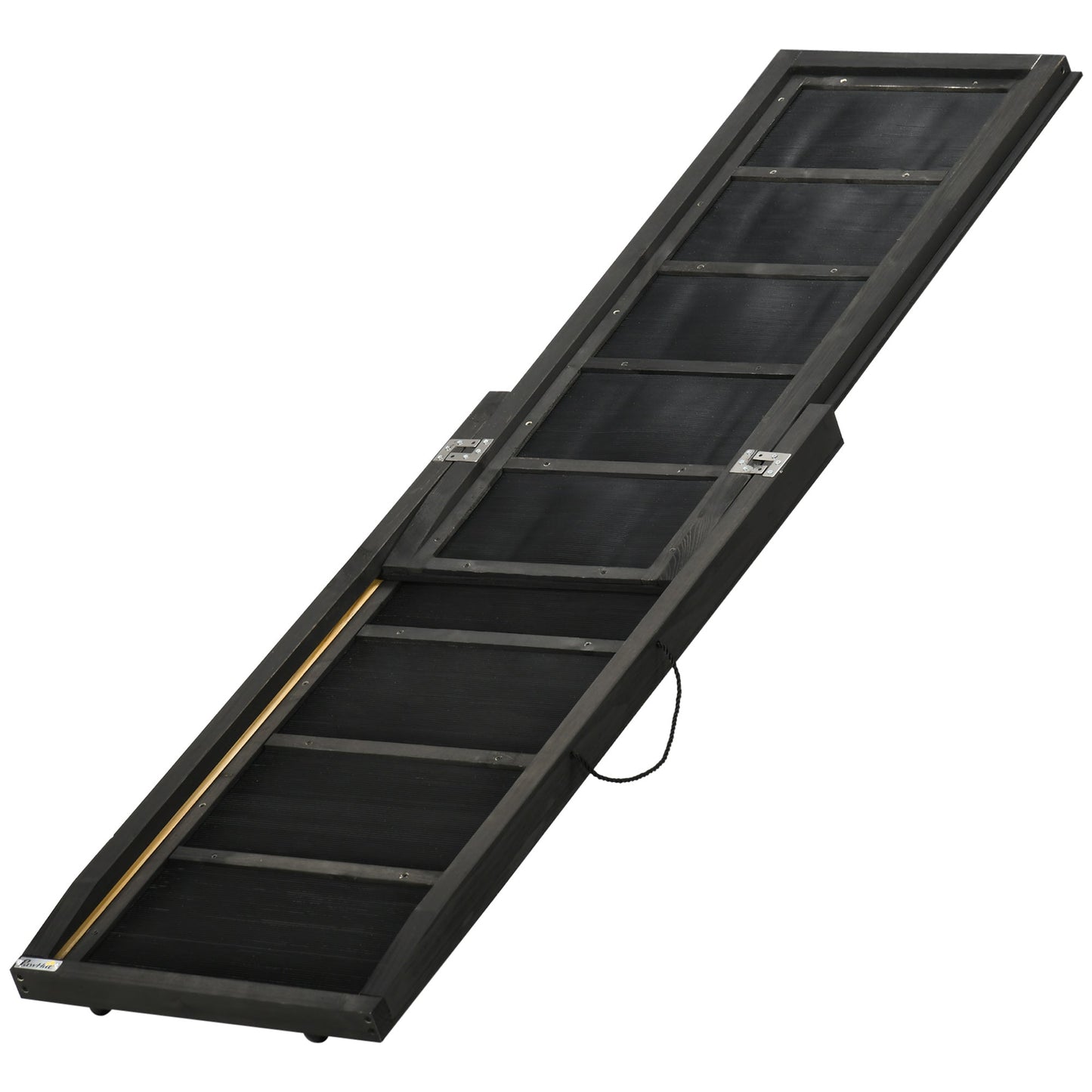 Folding Dog Ramp, 65 Inches Portable Pet Ramp with Carry Handle, Non-Slip Rubber Ramp for Cars Trucks and SUVs, Black Dog Stairs Black  at Gallery Canada