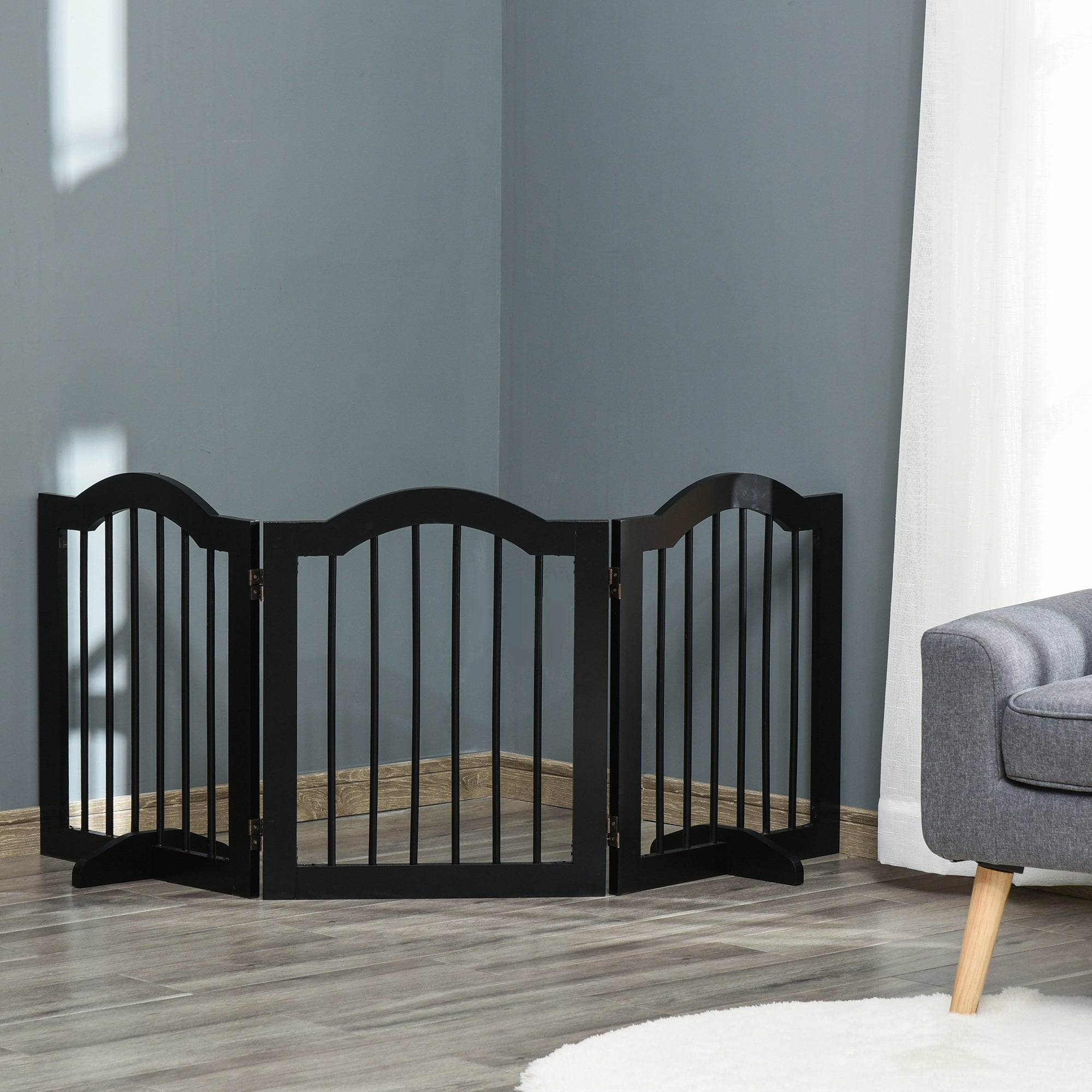 Freestanding Pet Gate for Dogs 24