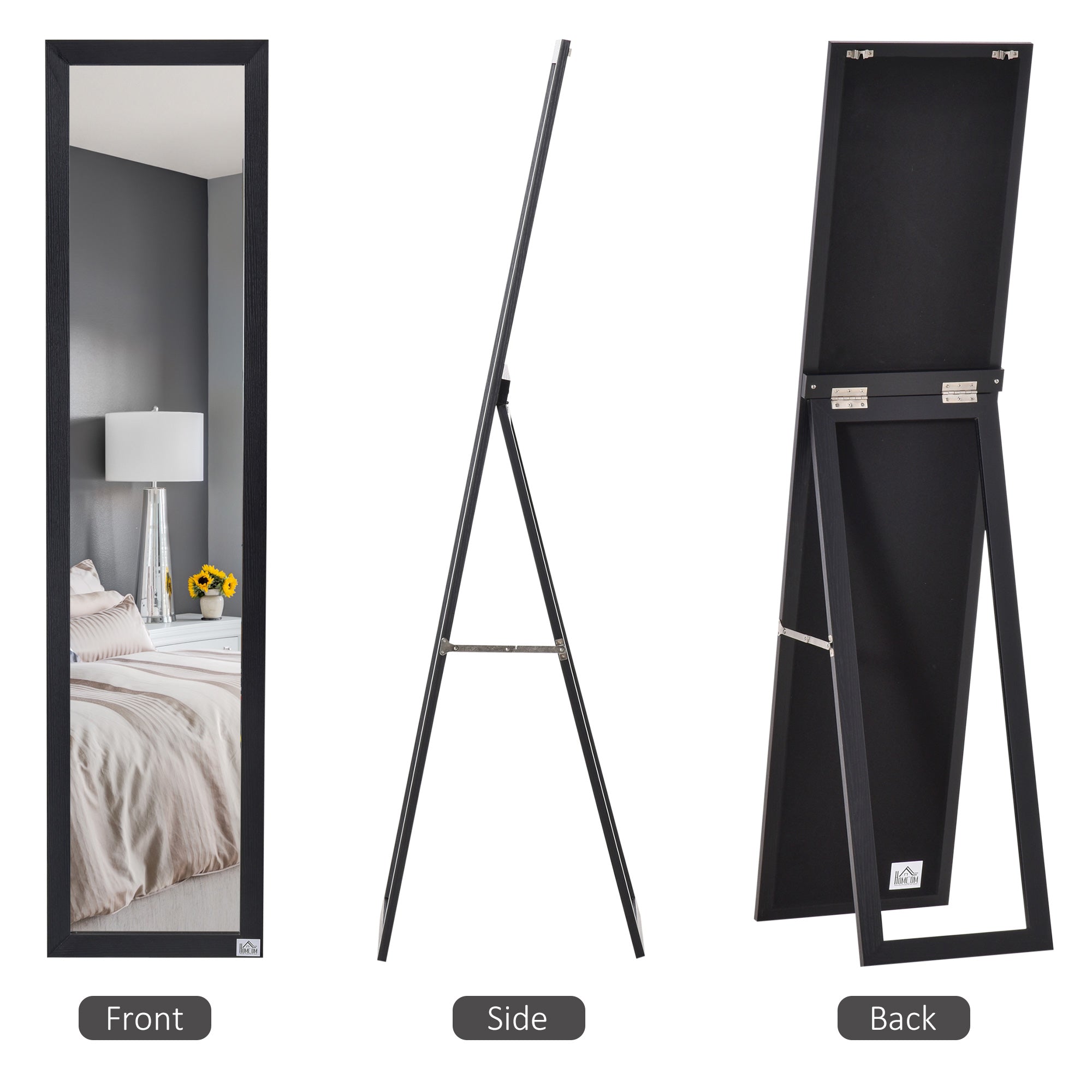 Full Length Mirror for Bedroom, Free Standing Dressing Mirror, Wall Mirror for Living Room, 15