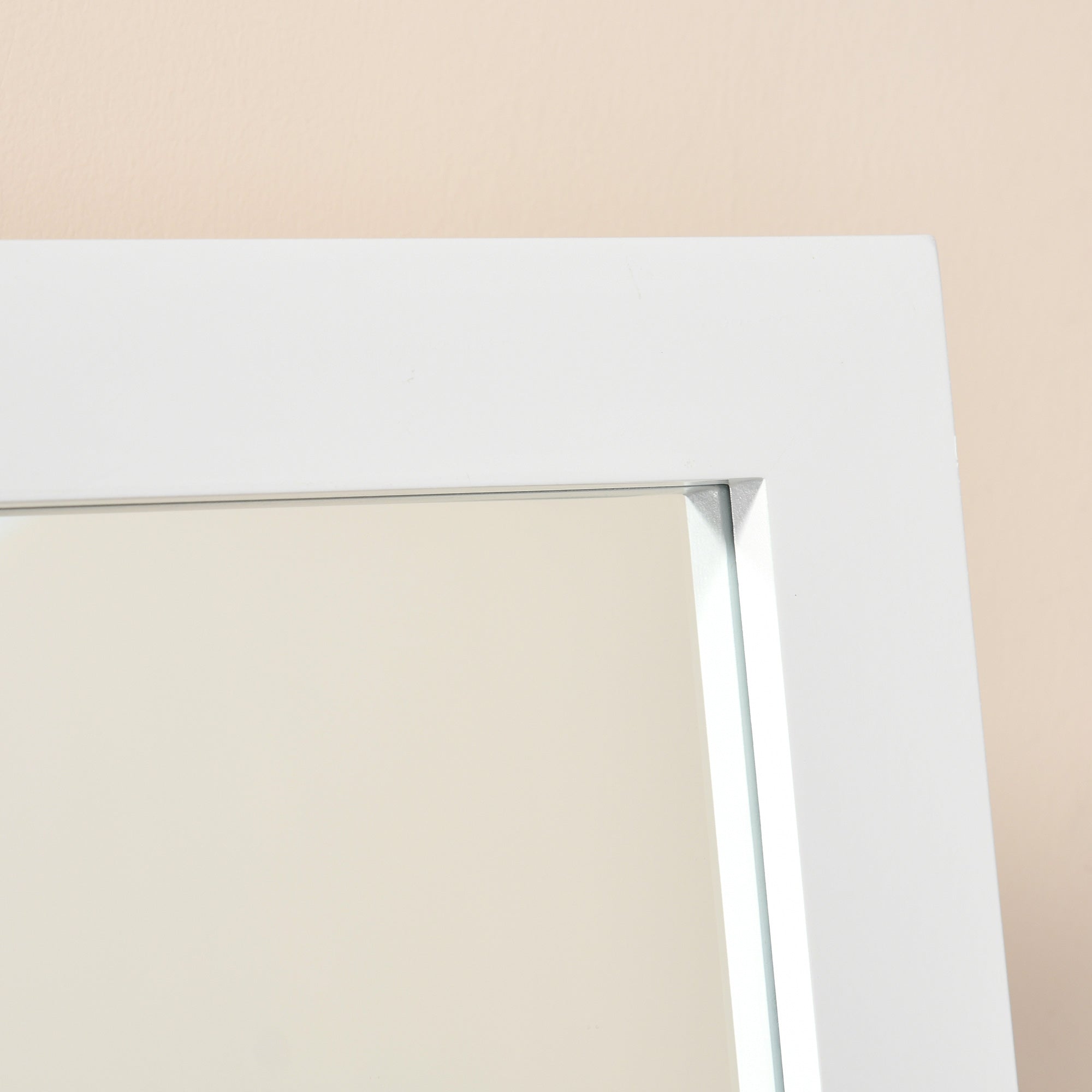 Full Length Mirror, Free Standing Mirror with Rectangular Frame, Adjustable Angle for Dressing Room, Bedroom, Living Room, White Full Length Mirrors   at Gallery Canada