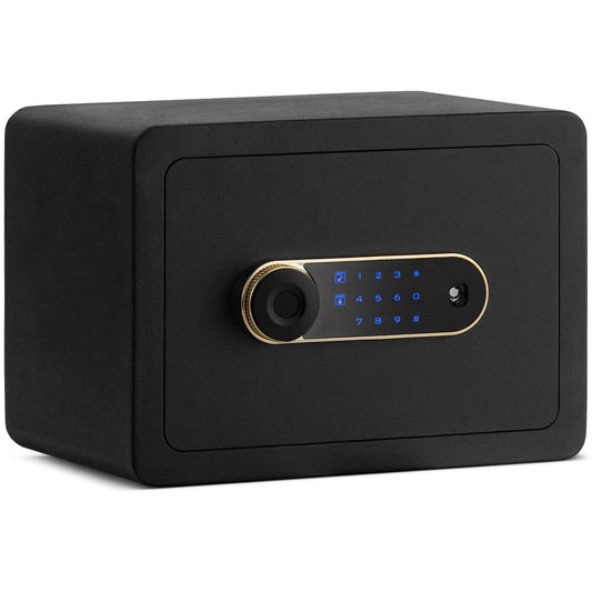0.5 Cubic Feet Security Safe Lock Box with Keypad, Black Safe Box   at Gallery Canada