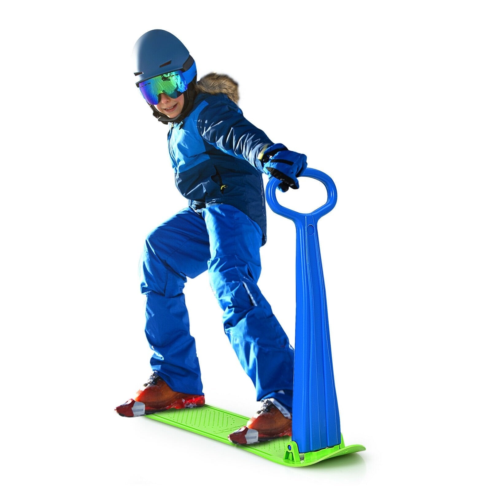 1-Rider Snow Scooter with Grip Handle, Blue Winter Sports & Activities   at Gallery Canada