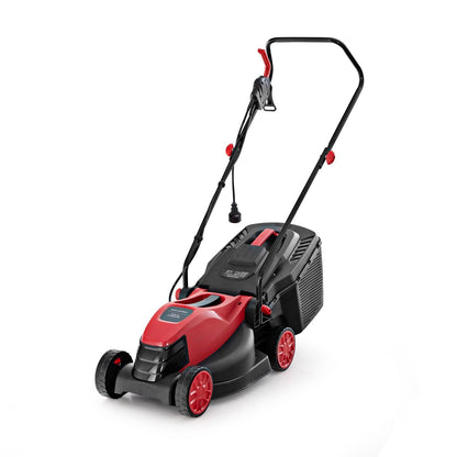 10 AMP 13 Inch Electric Corded Lawn Mower with Collection Box, Red Garden Tools   at Gallery Canada