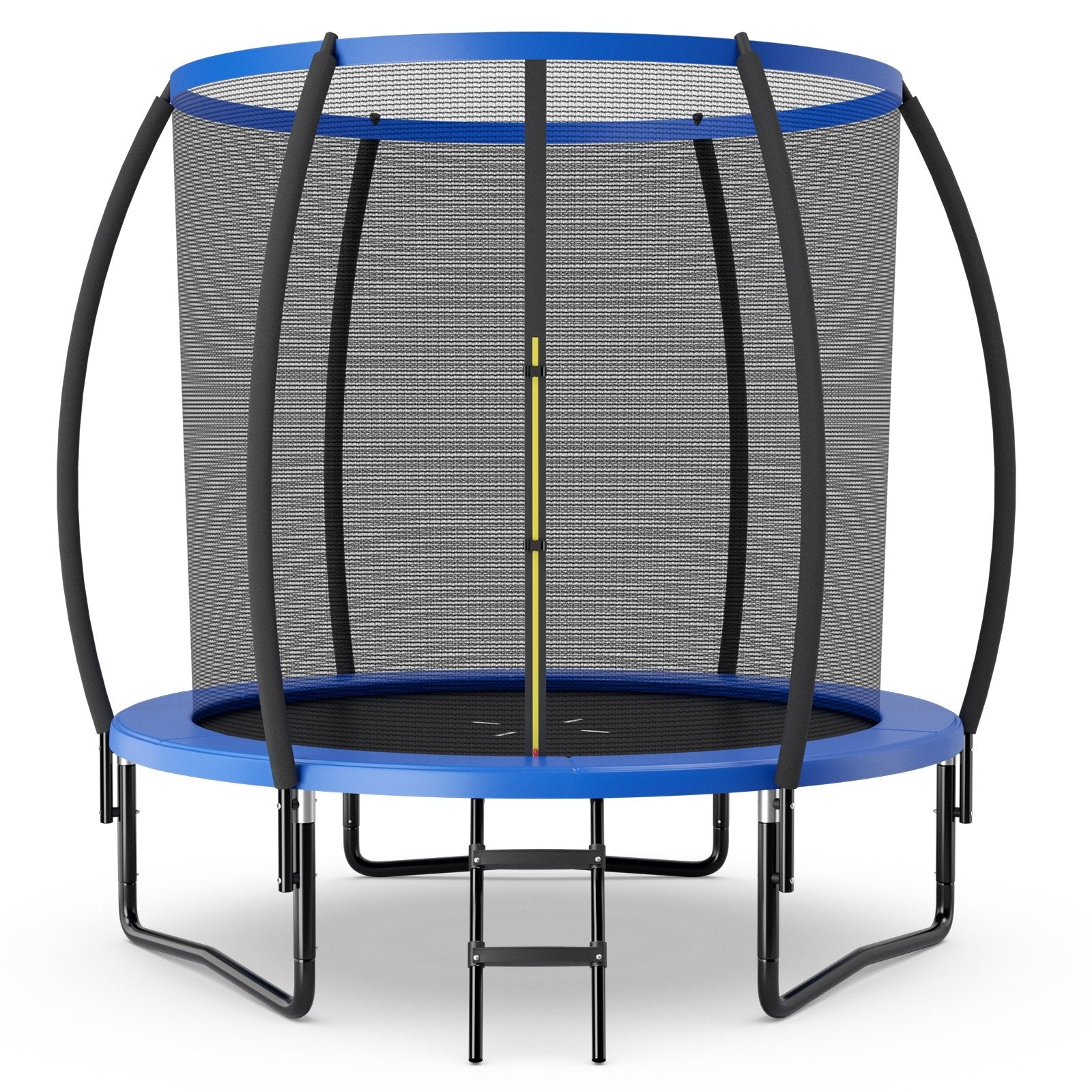 10 Feet ASTM Approved Recreational Trampoline with Ladder, Blue Trampolines   at Gallery Canada