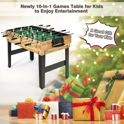 10-in-1 Multi Combo Game Table Set for Home, Multicolor Game Room   at Gallery Canada