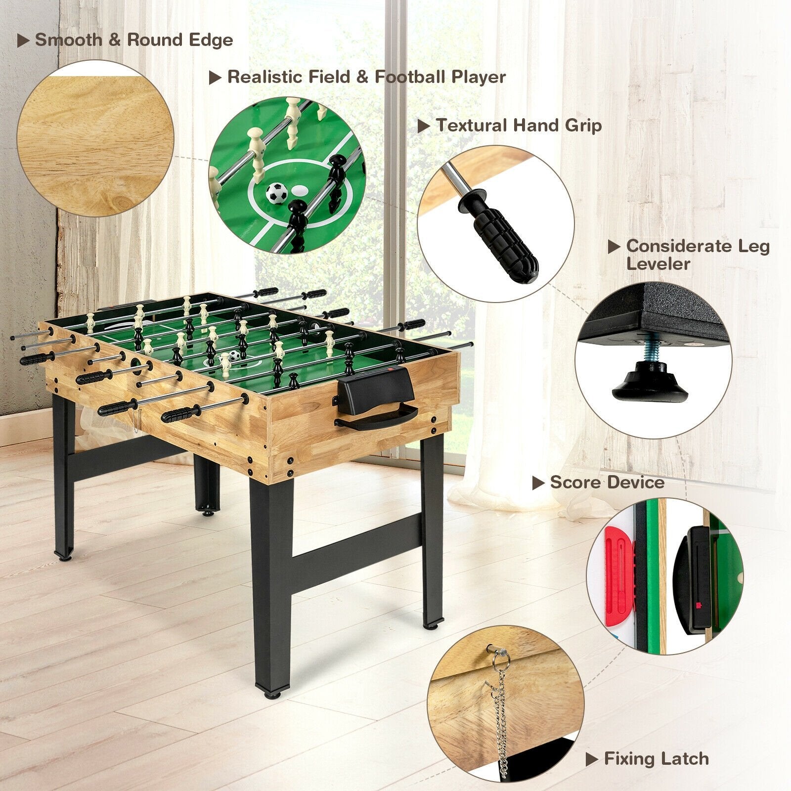 10-in-1 Multi Combo Game Table Set for Home, Multicolor Game Room   at Gallery Canada