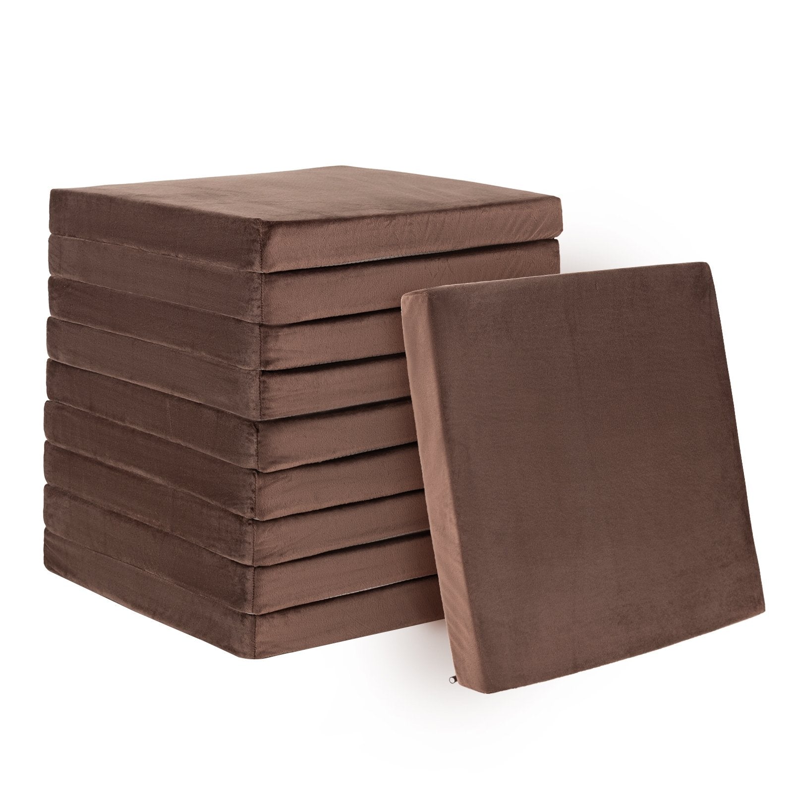 10 Pack Seat Cushions Gel Memory Foam for Back, Brown Outdoor Furniture Accessories   at Gallery Canada