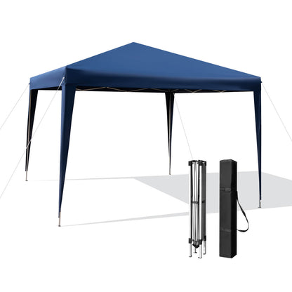 10 x 10 Feet Outdoor Pop-up Patio Canopy for  Beach and Camp, Blue Canopies   at Gallery Canada