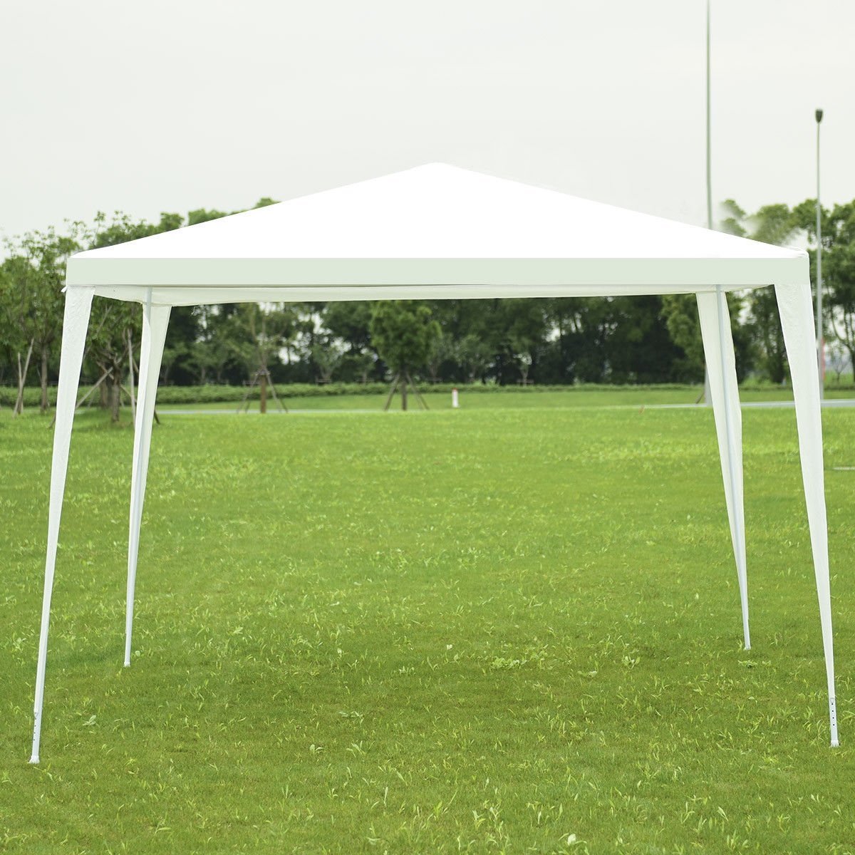 10 x 10 Feet Outdoor Wedding Canopy Tent for Backyard, White Canopies   at Gallery Canada