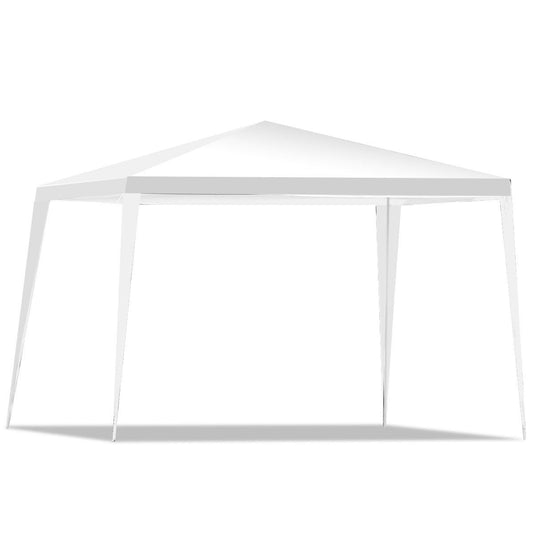 10 x 10 Feet Outdoor Wedding Canopy Tent for Backyard, White Canopies   at Gallery Canada