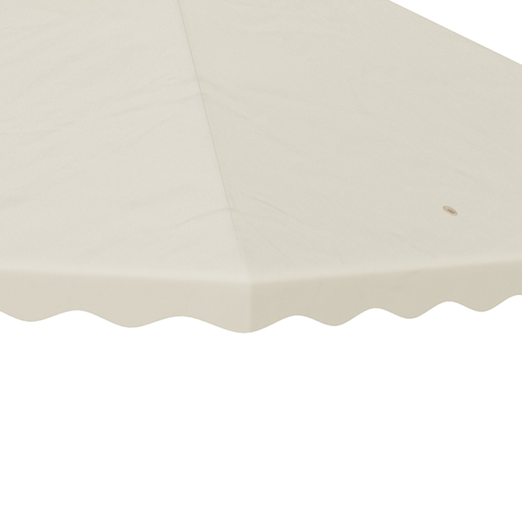 10' x 10' Gazebo Replacement Canopy Cover, 2-Tier Gazebo Roof Replacement (TOP ONLY), Cream Gazebo Canopy Replacement   at Gallery Canada