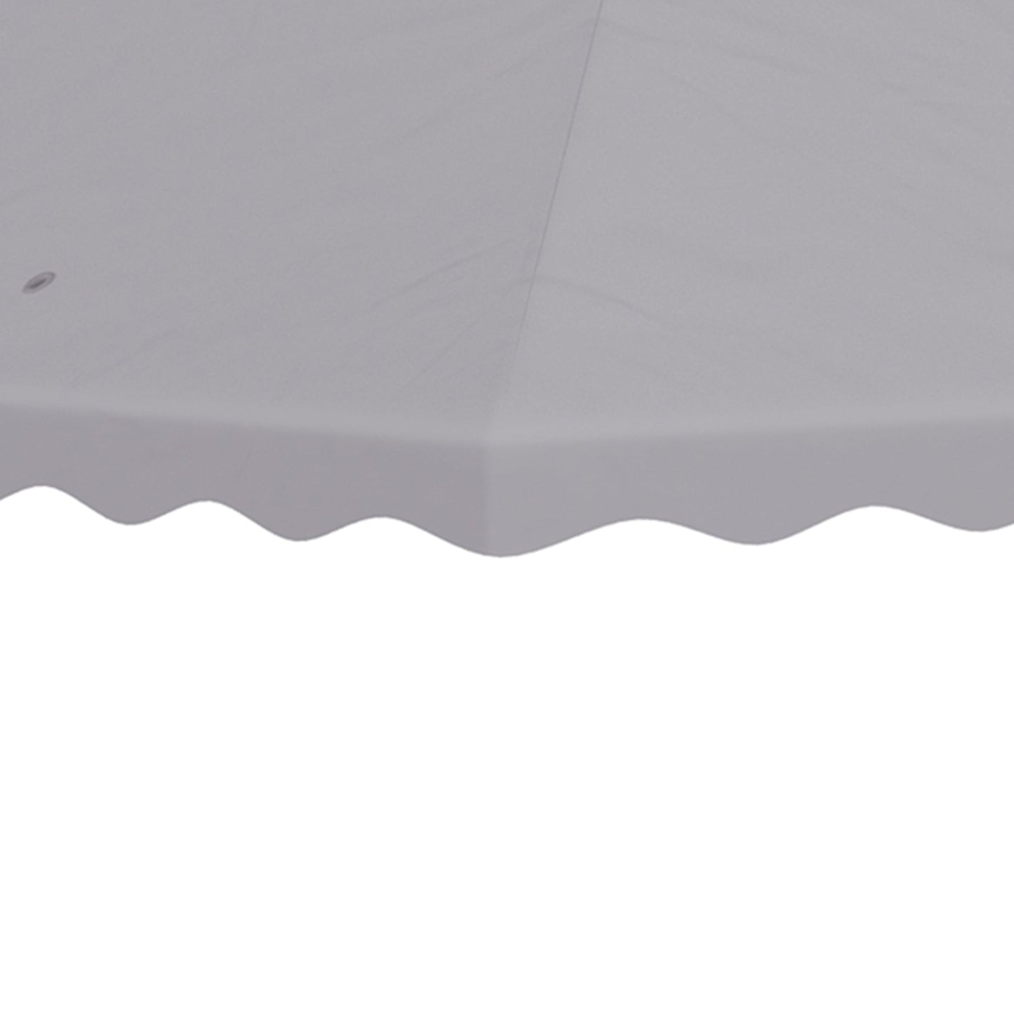 10' x 10' Gazebo Replacement Canopy Cover, 2-Tier Gazebo Roof Replacement (TOP ONLY), Light Grey Gazebo Canopy Replacement   at Gallery Canada