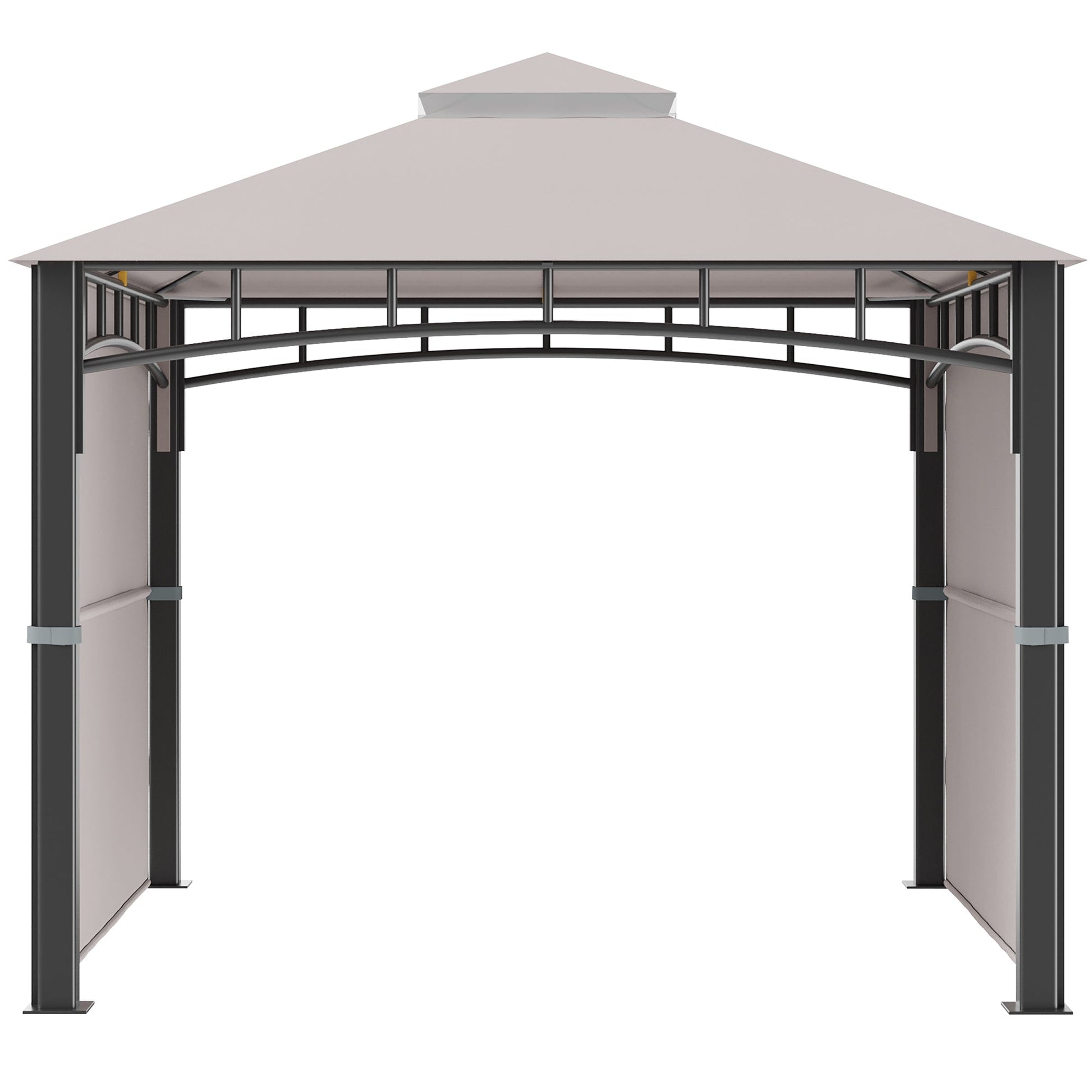 10' x 10' Outdoor Gazebo with Adjustable Dual Canopy, Double Roof Gazebo Canopy, Three Sizes, for Garden, Patio, Backyard, Deck, Porch Gazebos   at Gallery Canada