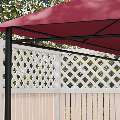 10' x 13' Gazebo Replacement Canopy Cover, Gazebo Roof Replacement (TOP COVER ONLY), Wine Red Gazebo Canopy Replacement   at Gallery Canada