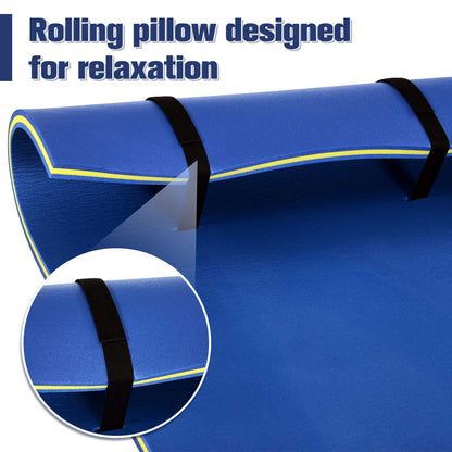 10' x 5' Roll-Up Pool Float Pad for Lakes, Oceans, &; Pools, Water Mat for Playing, Relaxing &; Recreation, Blue Floating Water Mats   at Gallery Canada