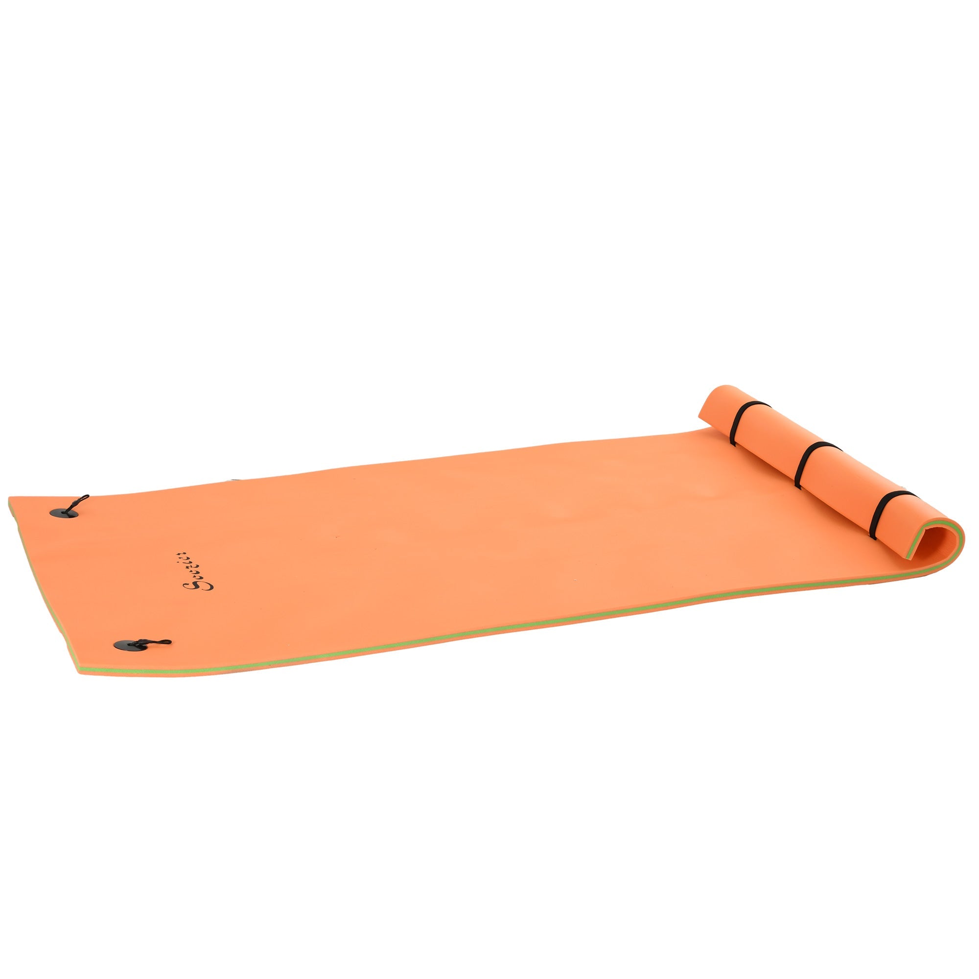 10' x 5' Roll-Up Pool Float Pad Water Floating Mat for Lake, Ocean, Pool Playing, Relaxing &; Recreation, Orange Water Sports & Boating Supplies Orange  at Gallery Canada