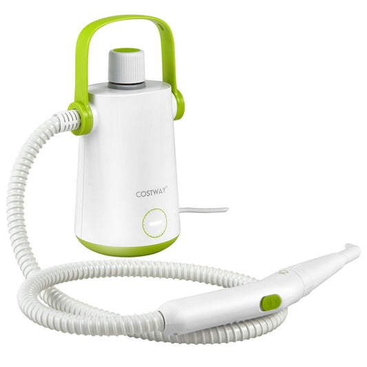 1000W Multifunction Portable Hand-held Steam Cleaner with 10 Accessories, Green Vacuums & Cleaners   at Gallery Canada