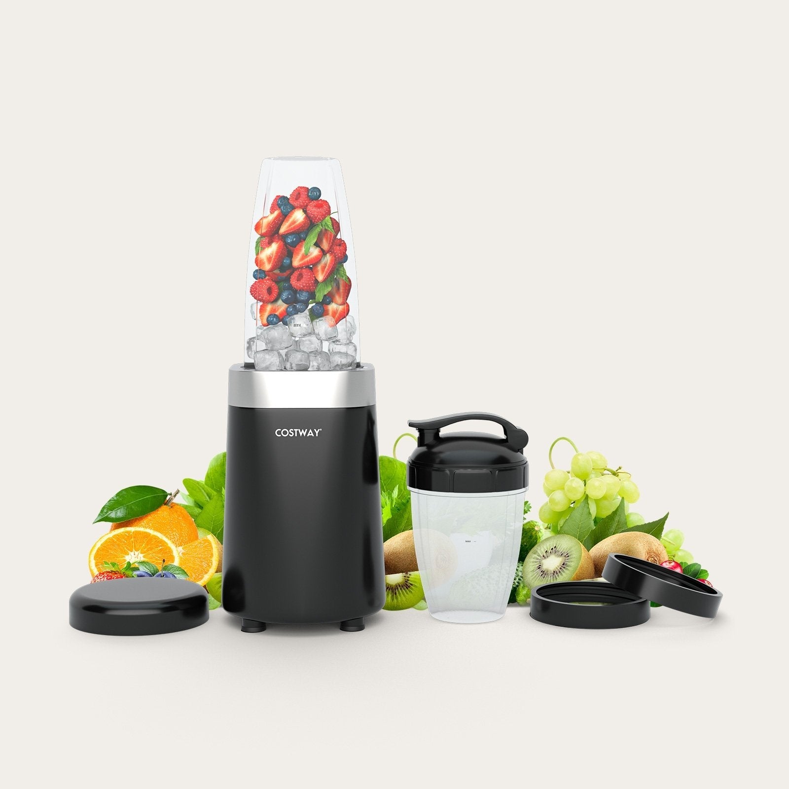 1000W Portable Blender with 6-Blade Design, Black Food Mixers & Blenders   at Gallery Canada