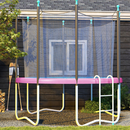 10FT Trampoline Spring Cover, Trampoline Pad Replacement, Waterproof and Tear-Resistant, All-Weather Trampoline Accessories, No Holes for Poles, Pink Trampolines   at Gallery Canada