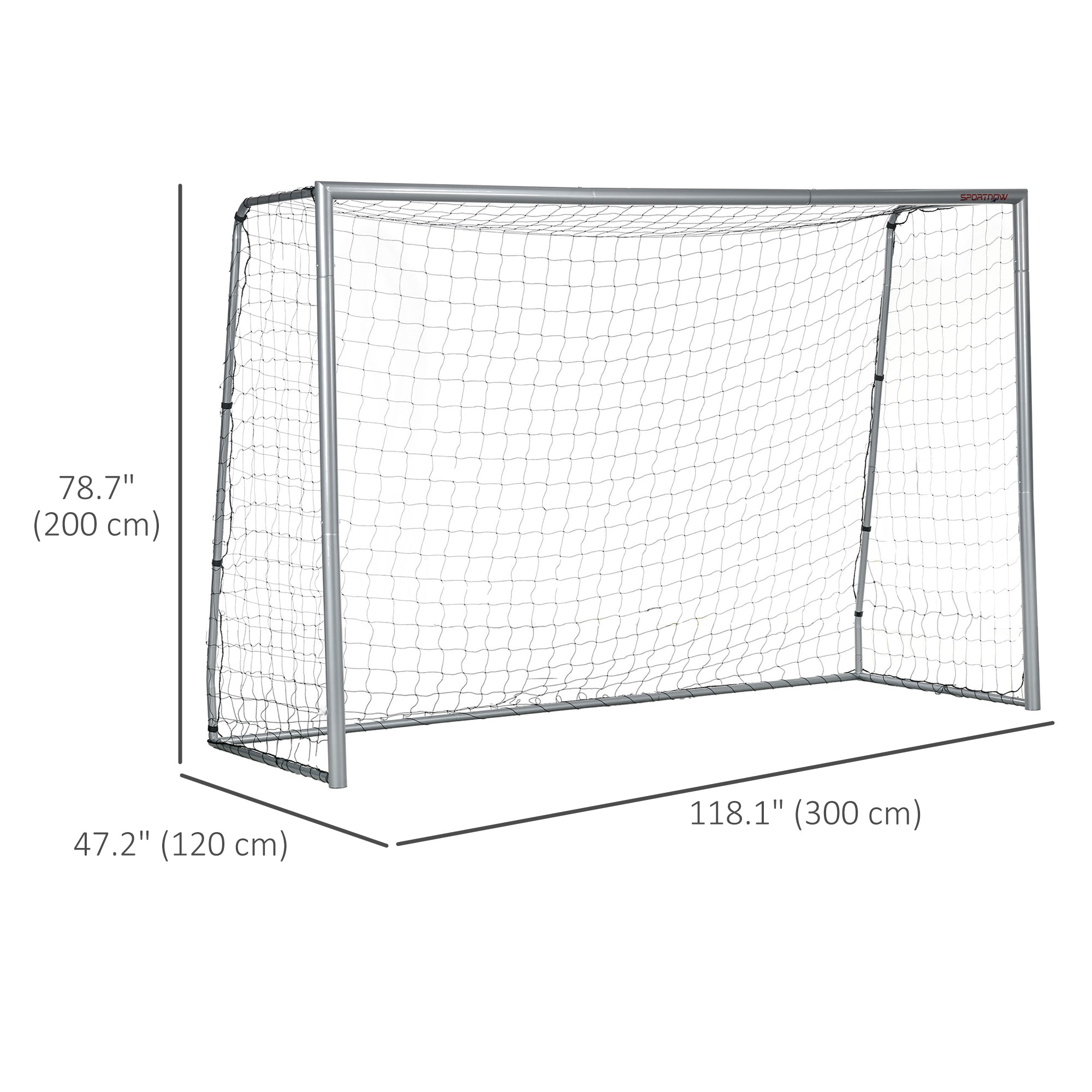 10ft x 6.5ft Soccer Goal, Soccer Net for Backyard with Ground Stakes, Quick and Simple Set Up Football   at Gallery Canada