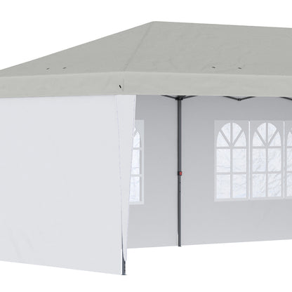 10'x 20' Outdoor Pop Up Canopy Tent Party Tent Commercial Instant Shelter W/ Carrying Bag White Pop Up Canopies   at Gallery Canada