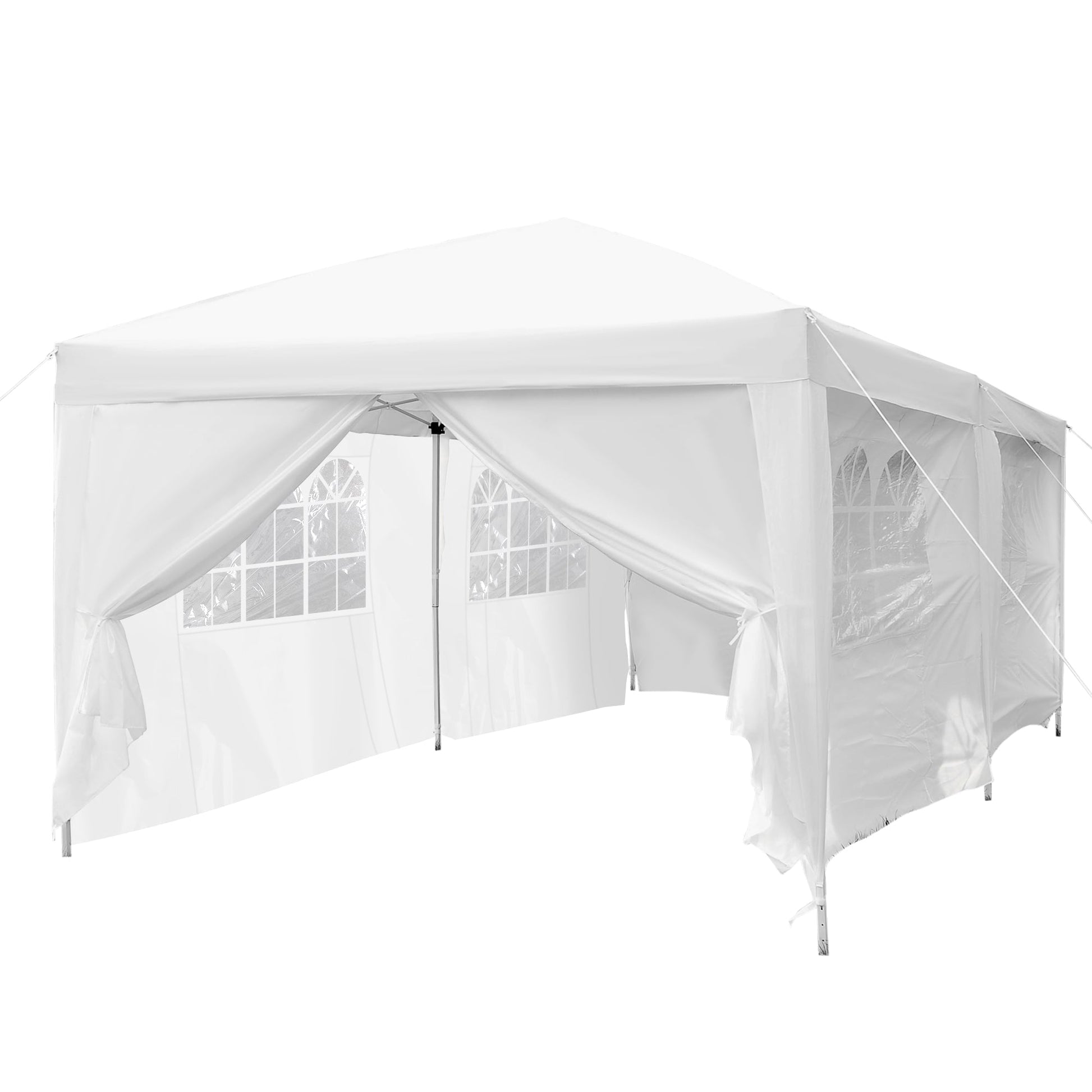 10x20ft Pop up Canopy Instant Party Tent Folding Portable Outdoor with 6 Sidewalls White Pop Up Canopies White  at Gallery Canada