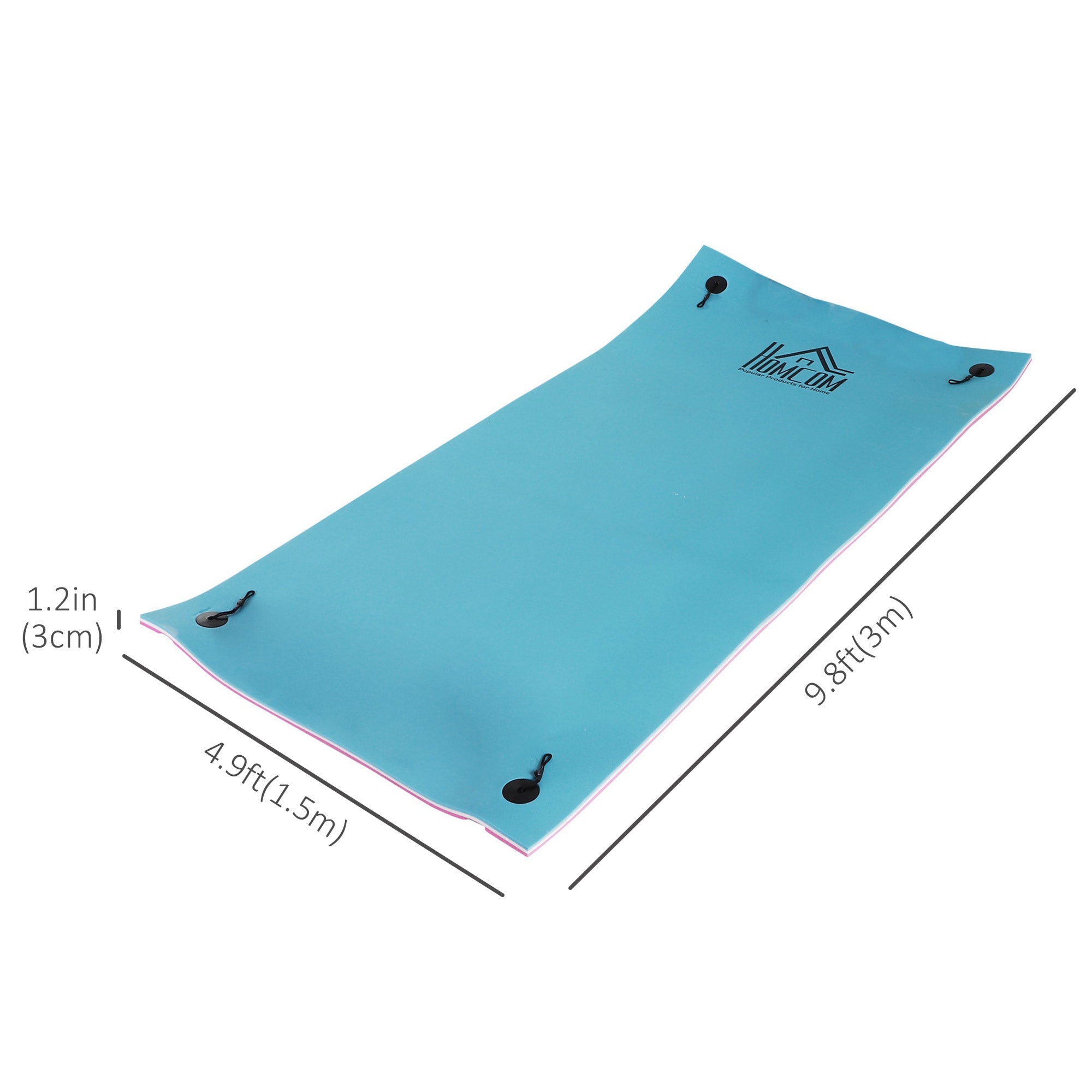 10x5ft Floating Mat Floating Lily Pad Water Carpet Float Aqua Mat Water Recreation and Relaxing in Lake, River, Beach, Swimming Pool, Blue Floating Water Mats   at Gallery Canada