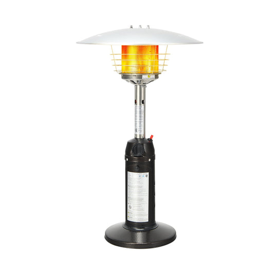 11 000 BTU Portable Tabletop Propane Patio Standing Heater, Black Patio Heaters   at Gallery Canada