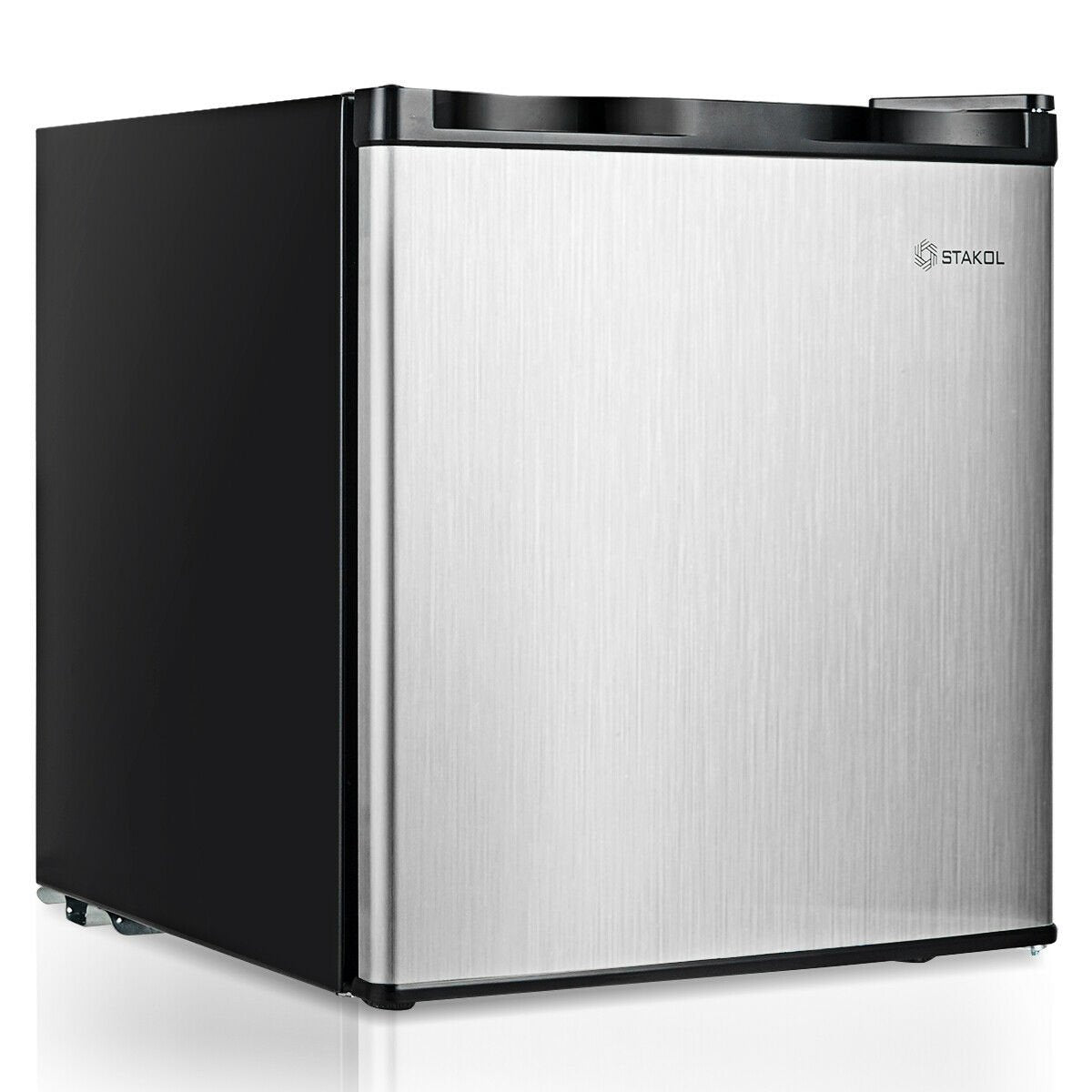 1.1 cu.ft. Compact Single Door Mini Upright Freezer, Black & White Freezers   at Gallery Canada