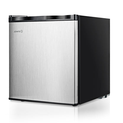 1.1 cu.ft. Compact Single Door Mini Upright Freezer, Black & White Freezers   at Gallery Canada