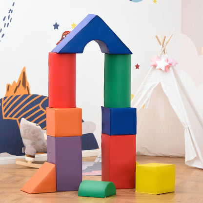 11 Piece Soft Play Blocks Kids Climb and Crawl Gym Toy Foam Building Non-Toxic Baby Gym & Playmats   at Gallery Canada